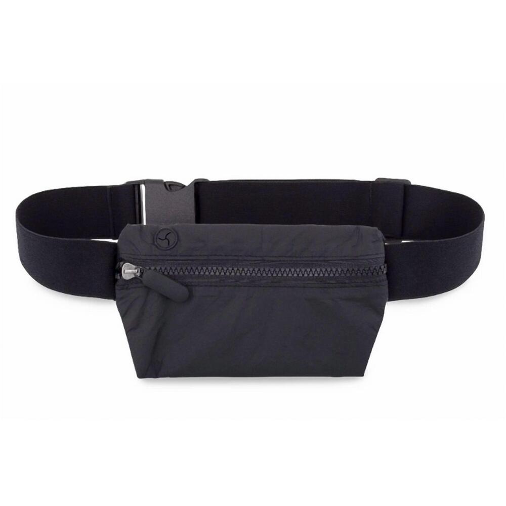 NEW HI LOVE TRAVEL women's invisible pack belt bag in black